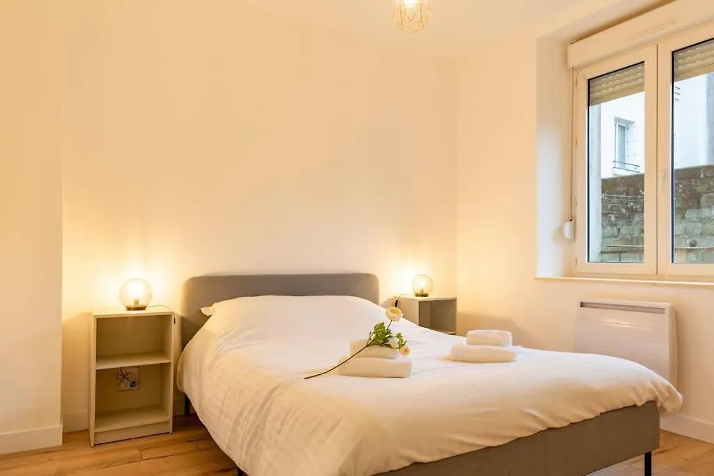 New/T3 2 Ch Spacieux Et Chaleureux - 100Mtram/Bus Brest Apartment